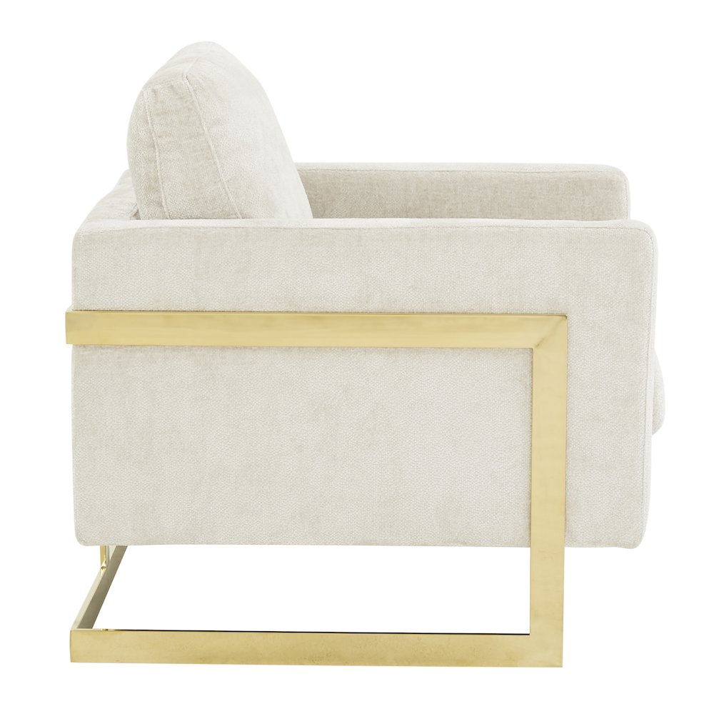 Lincoln Boucle Fabric Accent Armchair in Grey. Picture 16