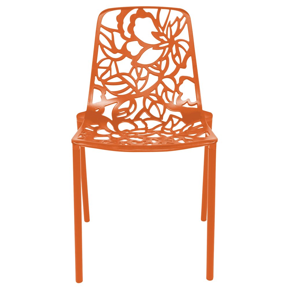 Modern Devon Aluminum Chair, Set of 4. Picture 3