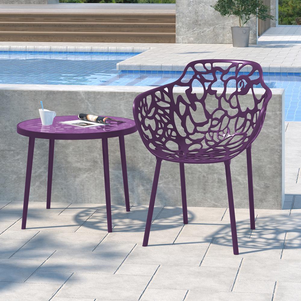 Modern Devon Aluminum Armchair. Picture 2