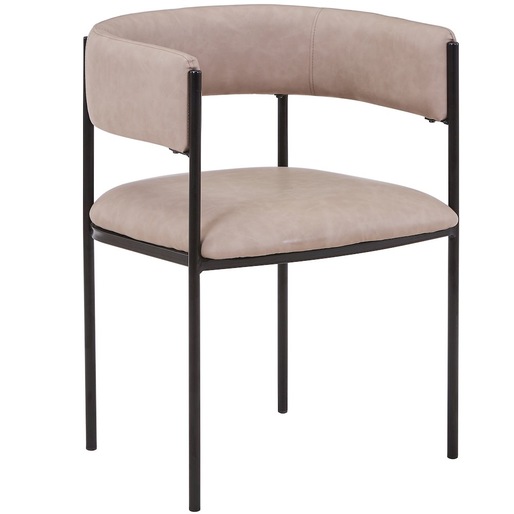 Cyril Collection Modern Chair in Taupe. Picture 12
