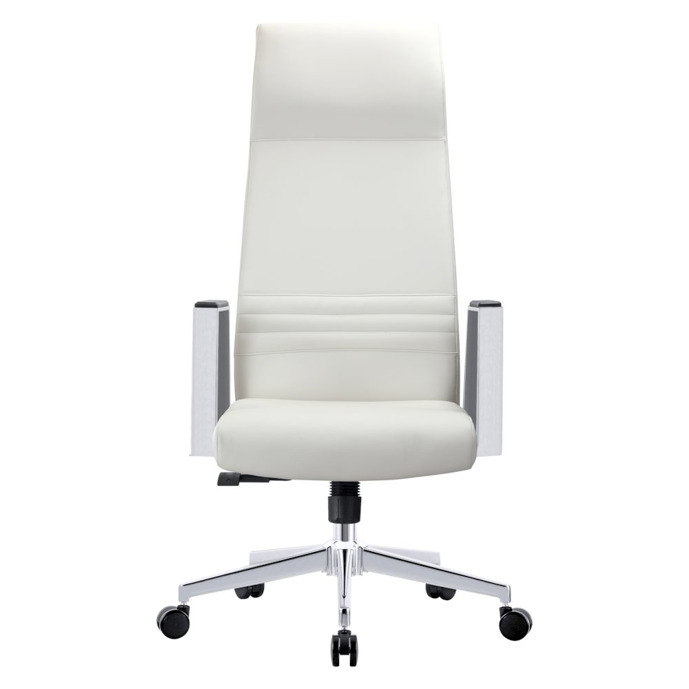 Aleen High-Back Office Chair in White. Picture 6