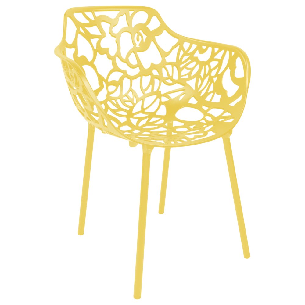 Modern Devon Aluminum Armchair. Picture 1