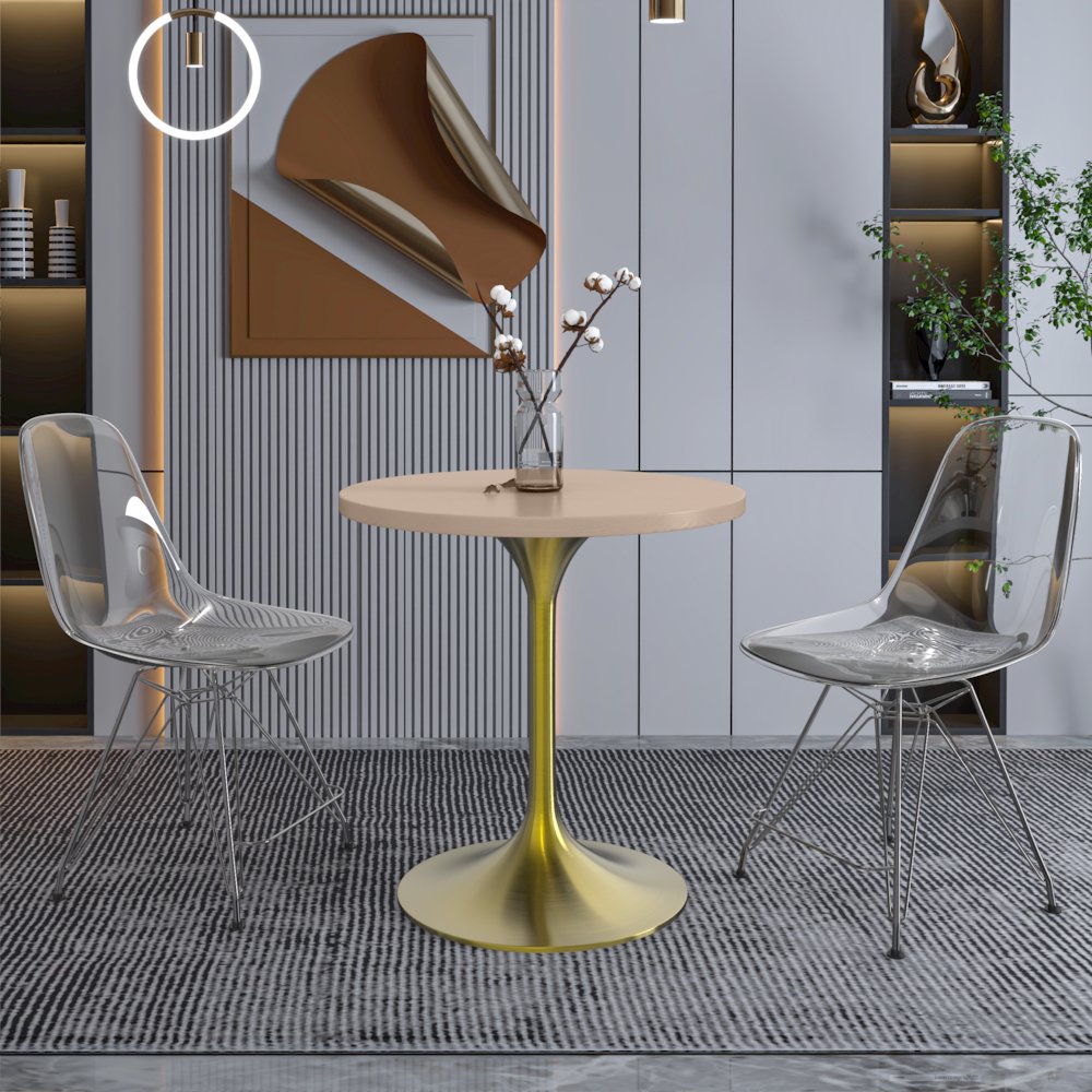 Verve Collection 27" Round Dining Table. Picture 11
