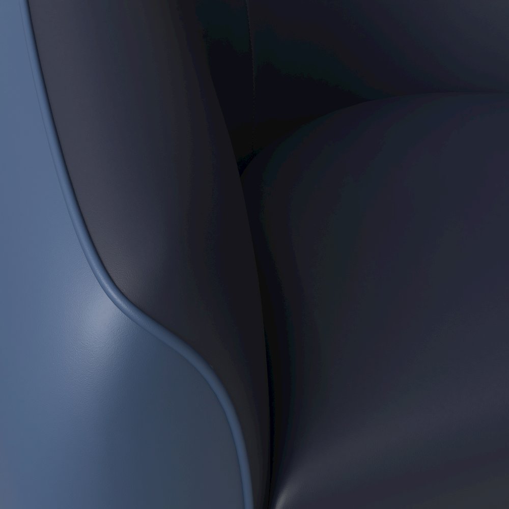 Opula Collection Single Seater Sofa In Blue. Picture 1