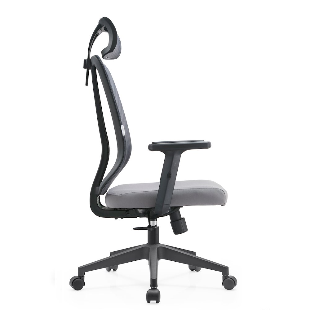 Office Nift Series Office Task Chair In Grey. Picture 3