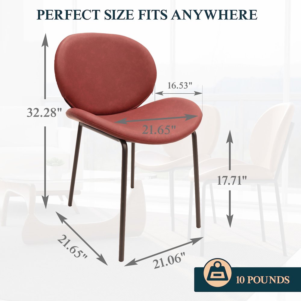 Servos Modern Dining Side Chair. Picture 18