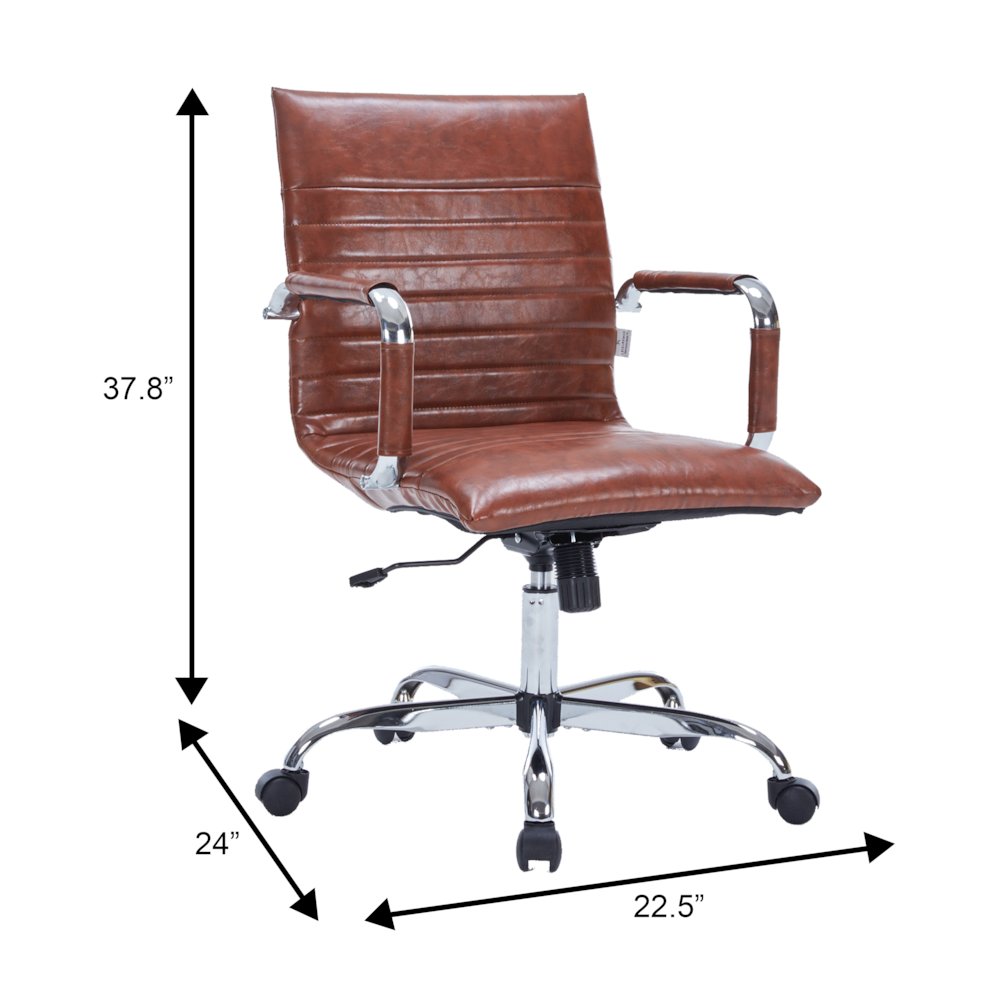 Harris Modern Adjustable Office Executive Swivel Chair Task Office Chair. Picture 18