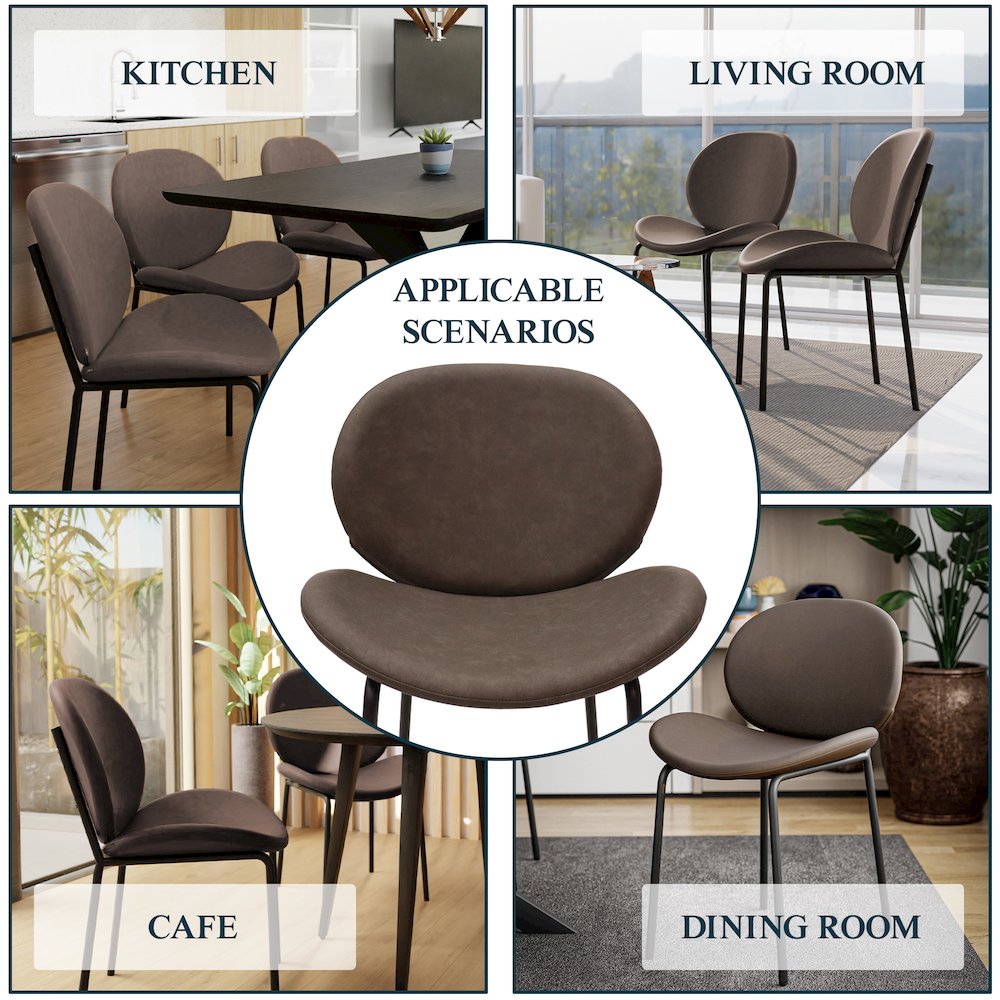 Servos Modern Dining Side Chair. Picture 17