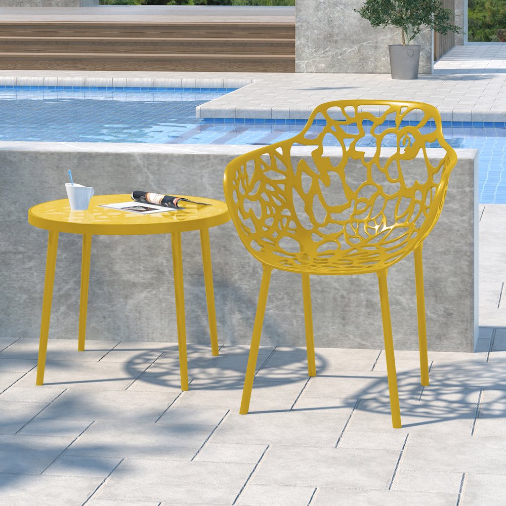 Modern Devon Aluminum Armchair. Picture 2