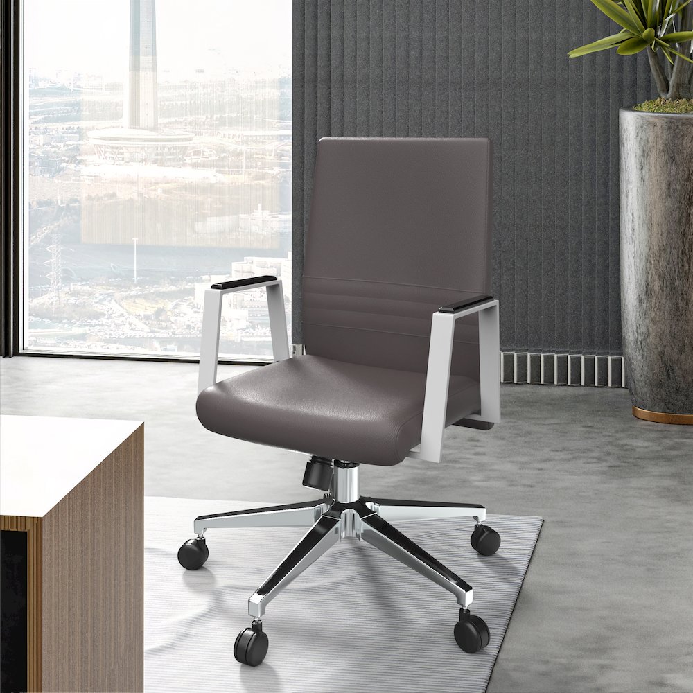 Aleen Office Chair in Grey. Picture 25