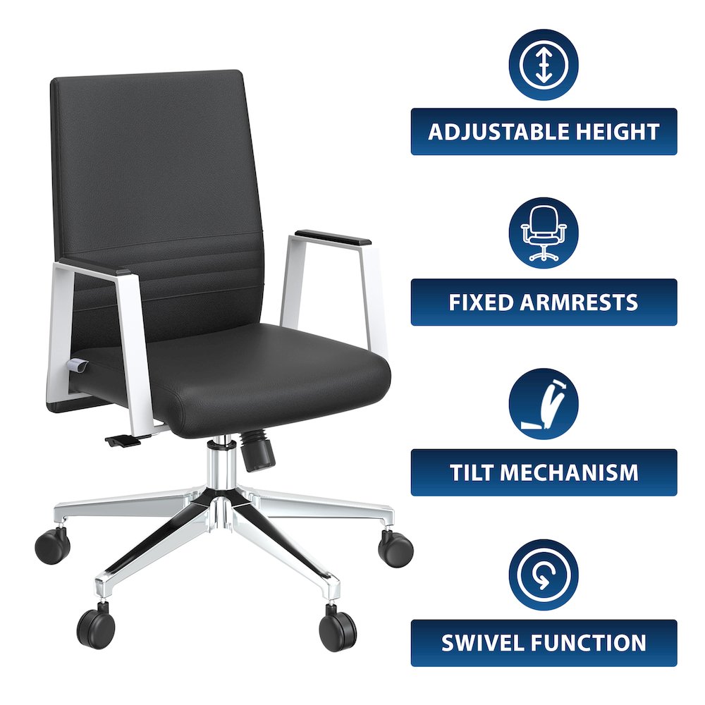 Aleen Office Chair in Black. Picture 8