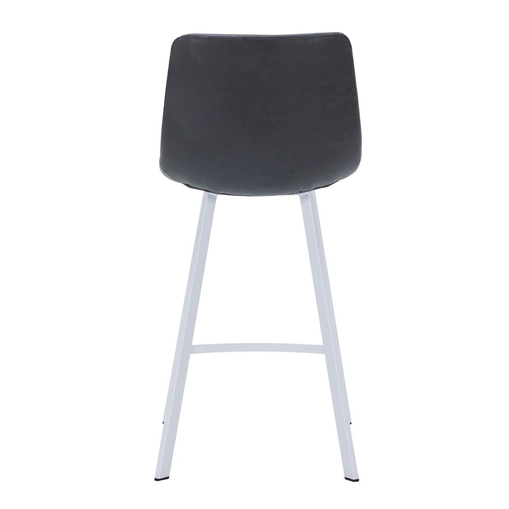 Elland - Counter stool -White Base-Charcoal Black. Picture 12