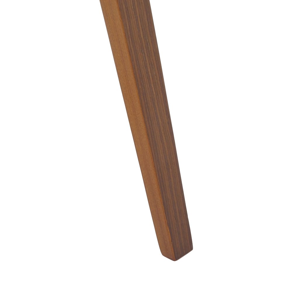 Modern Wooden Dining Chair, Walnut Frame in Taupe Klyne Collection By LeisrueMod. Picture 1