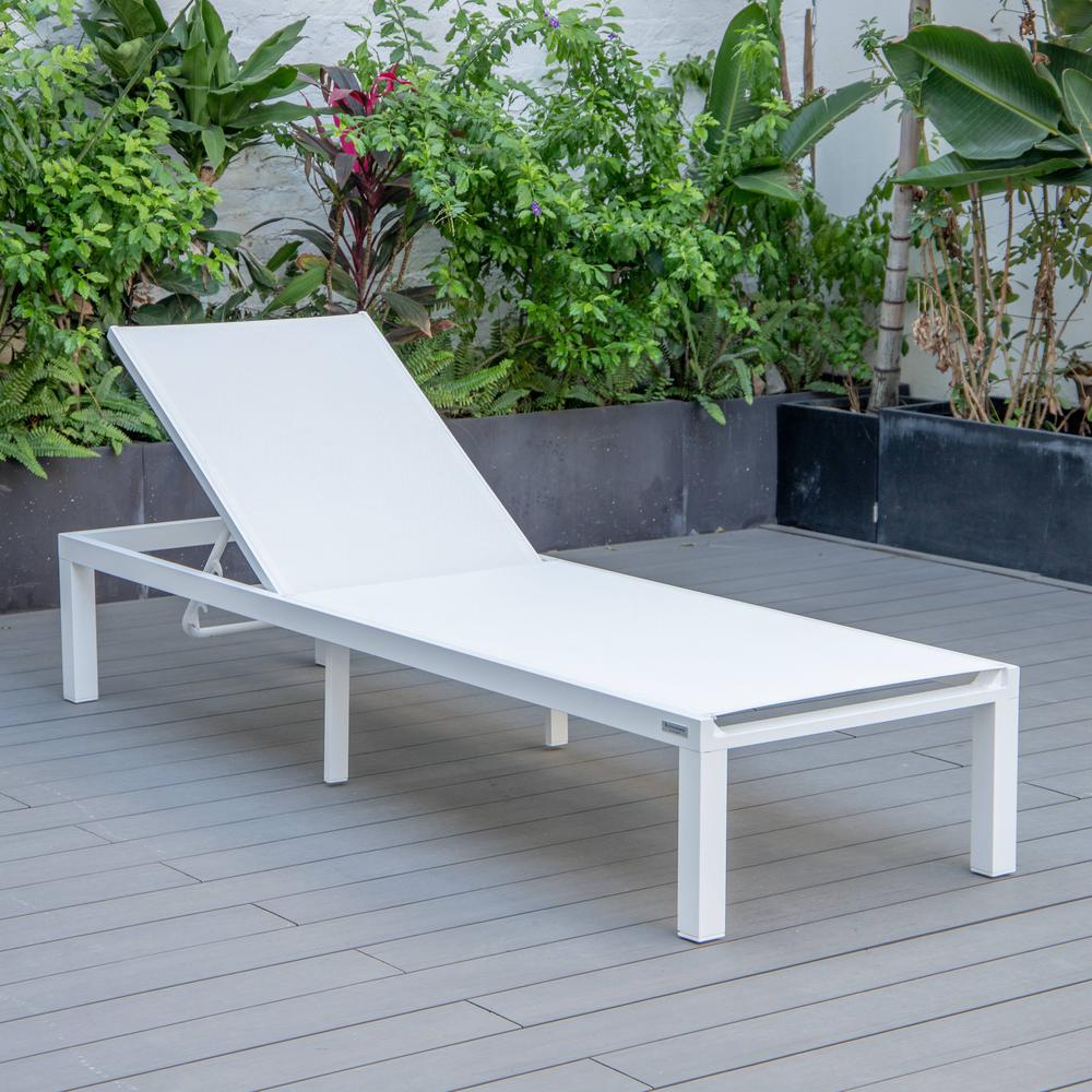 Aluminum Outdoor Patio Chaise Lounge Chair Set of 2. Picture 15