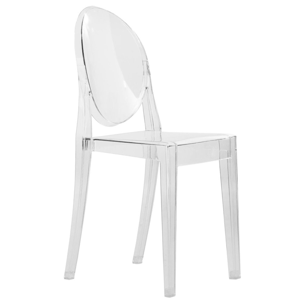 Marion Transparent Acrylic Modern Chair. Picture 3