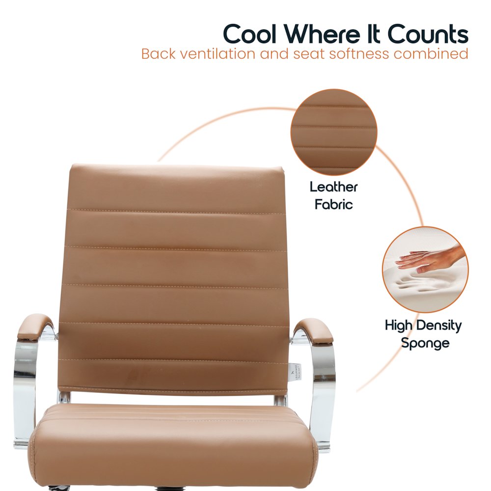 Benmar Leather Office Chair. Picture 19