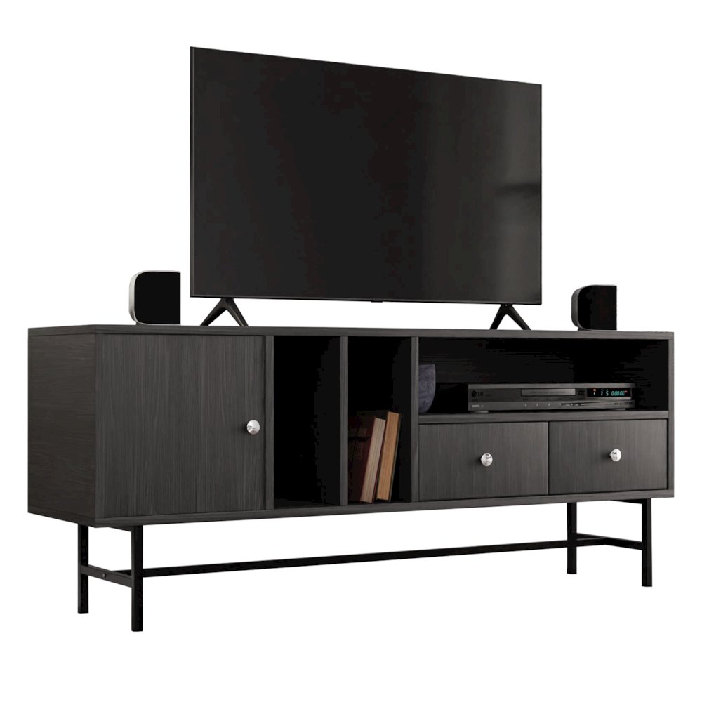Rochester Modern Rectangular TV Stand. Picture 6