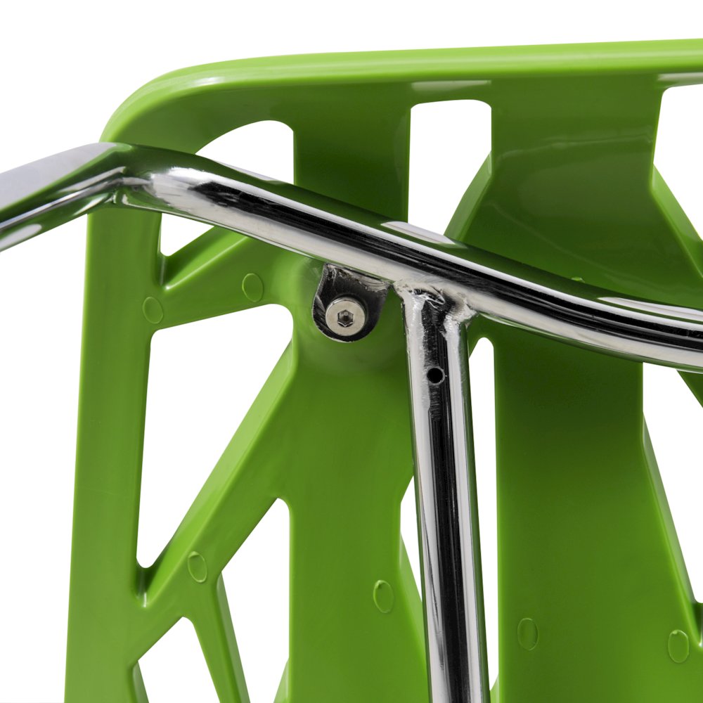 Modern Asbury Dining Chair w/ Chromed Legs. Picture 11