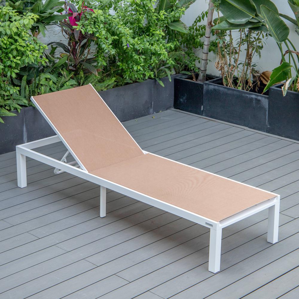 Aluminum Outdoor Patio Chaise Lounge Chair Set of 2. Picture 19