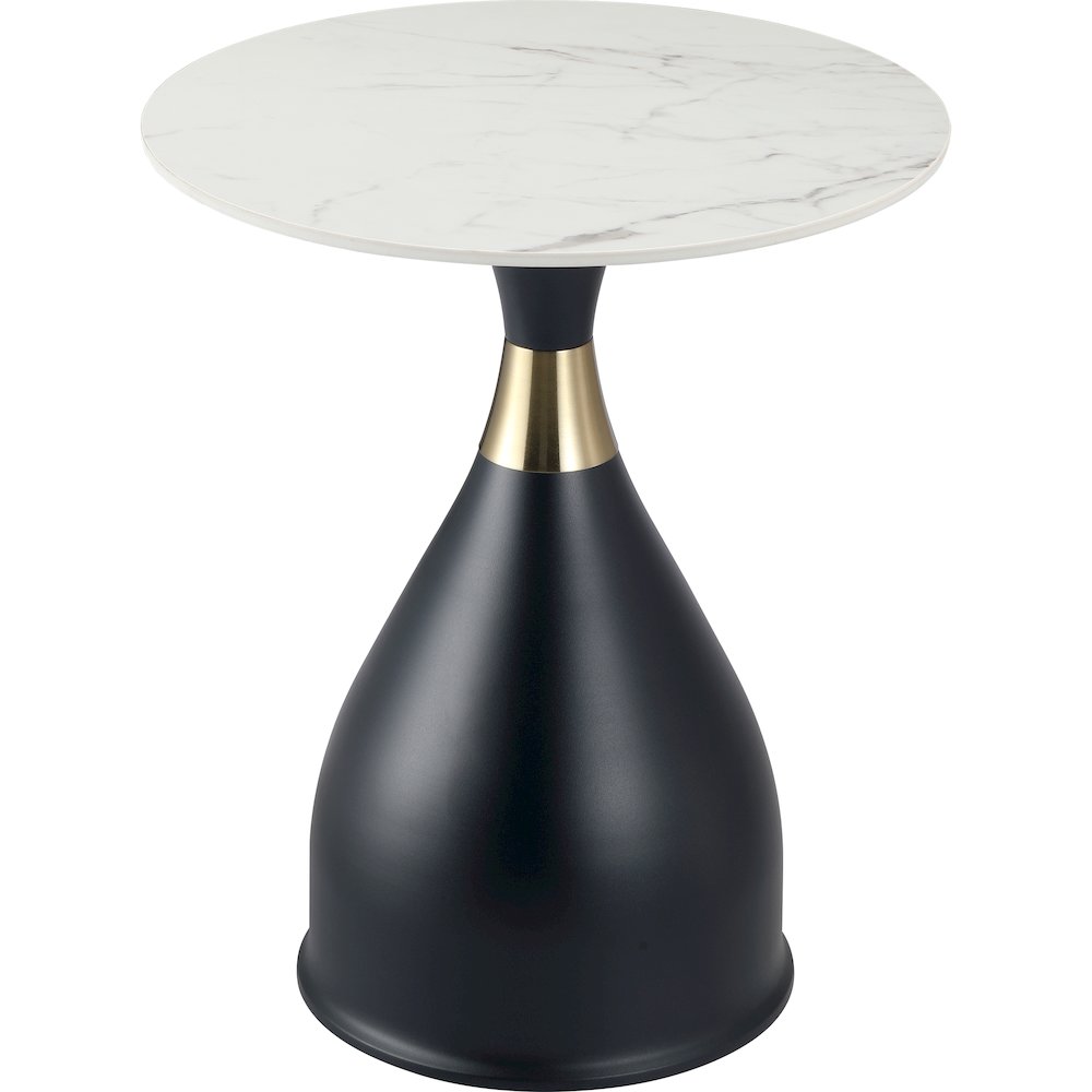 Bento Collection Modern End Table In Black. Picture 2