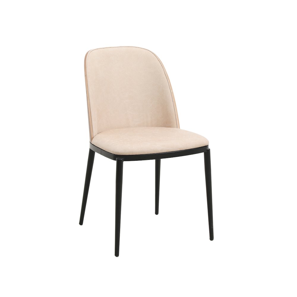 Tule Mid-Century Modern Dining Side Chair Set of 4. Picture 5
