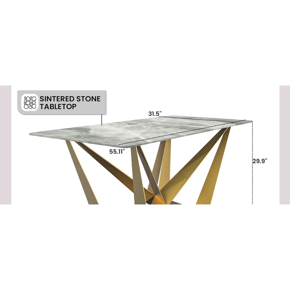 Nuvor Mid-Century Modern Dining Table. Picture 13