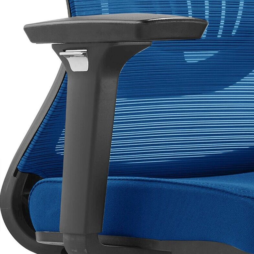 Office Adorit Series Office Task Chair In Blue. Picture 18