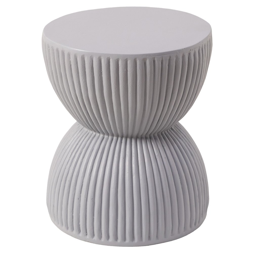Modern Side End Table Spire Series In Grey. Picture 2