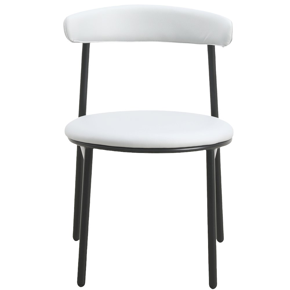 Lume Collection Modern Dining Chair in Grey Set of 2. Picture 7