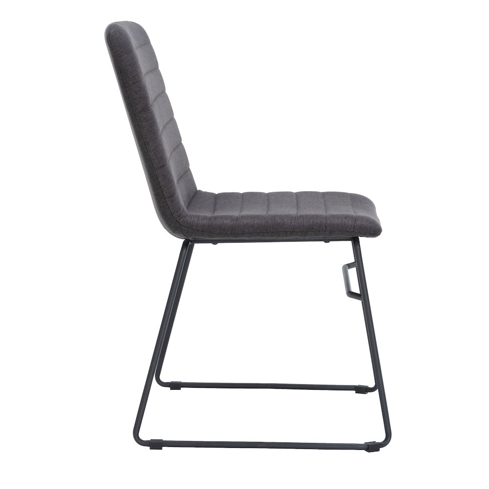 Zylar Series Office Guest Chair in Brown Fabric. Picture 5