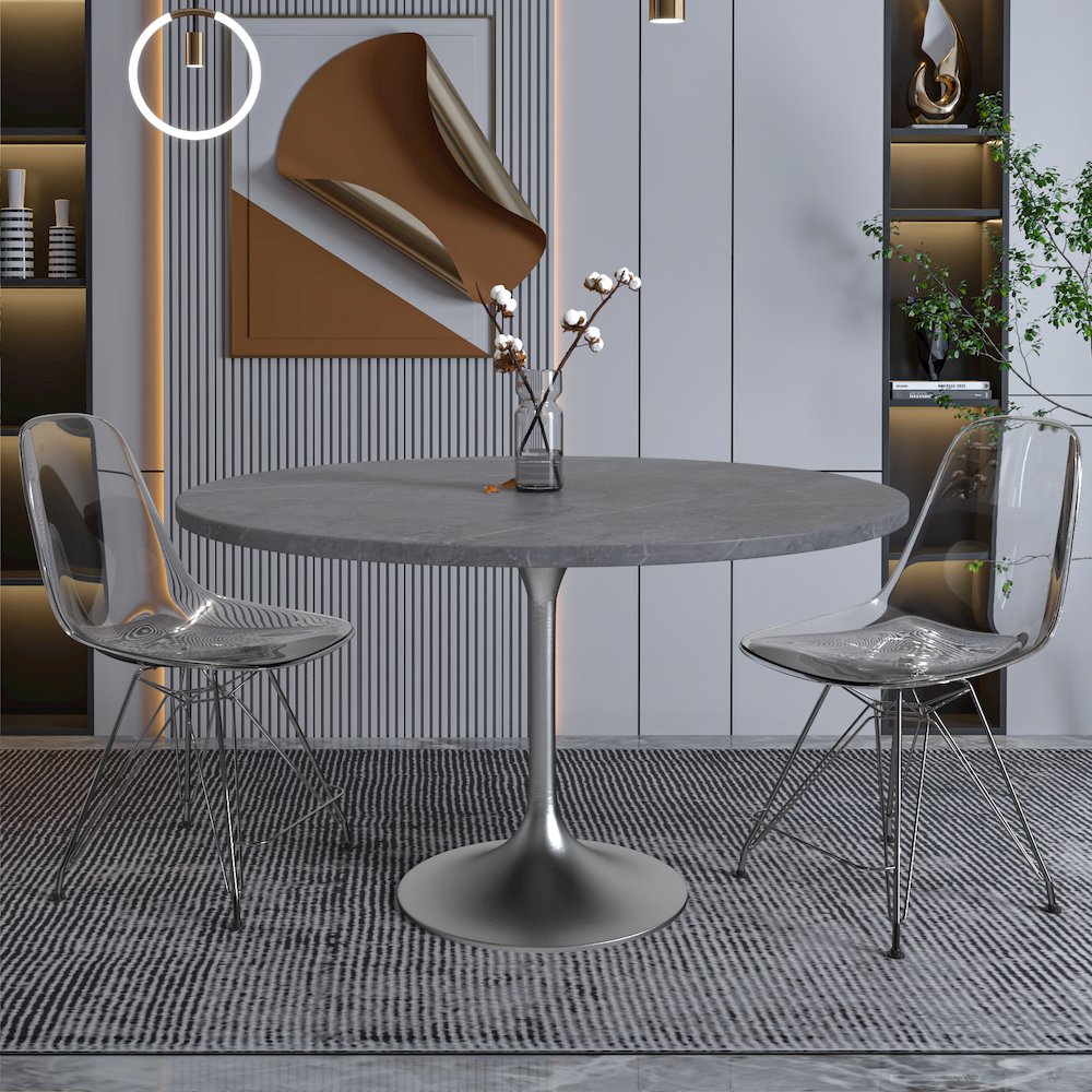 Verve Collection 48 Round Dining Table. Picture 5