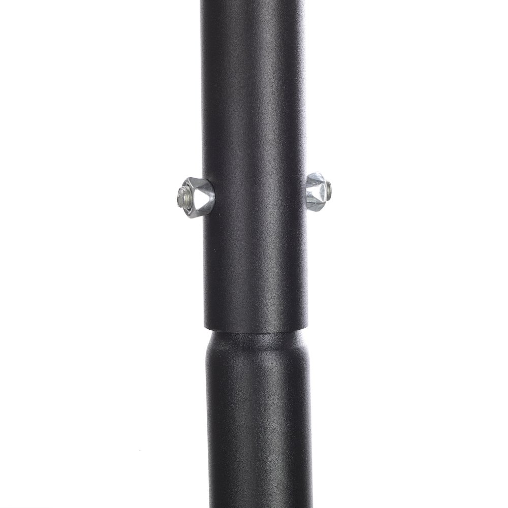 Summit Series Outdoor Egg Swing Chair In Black With CHarcoal Cushions. Picture 12