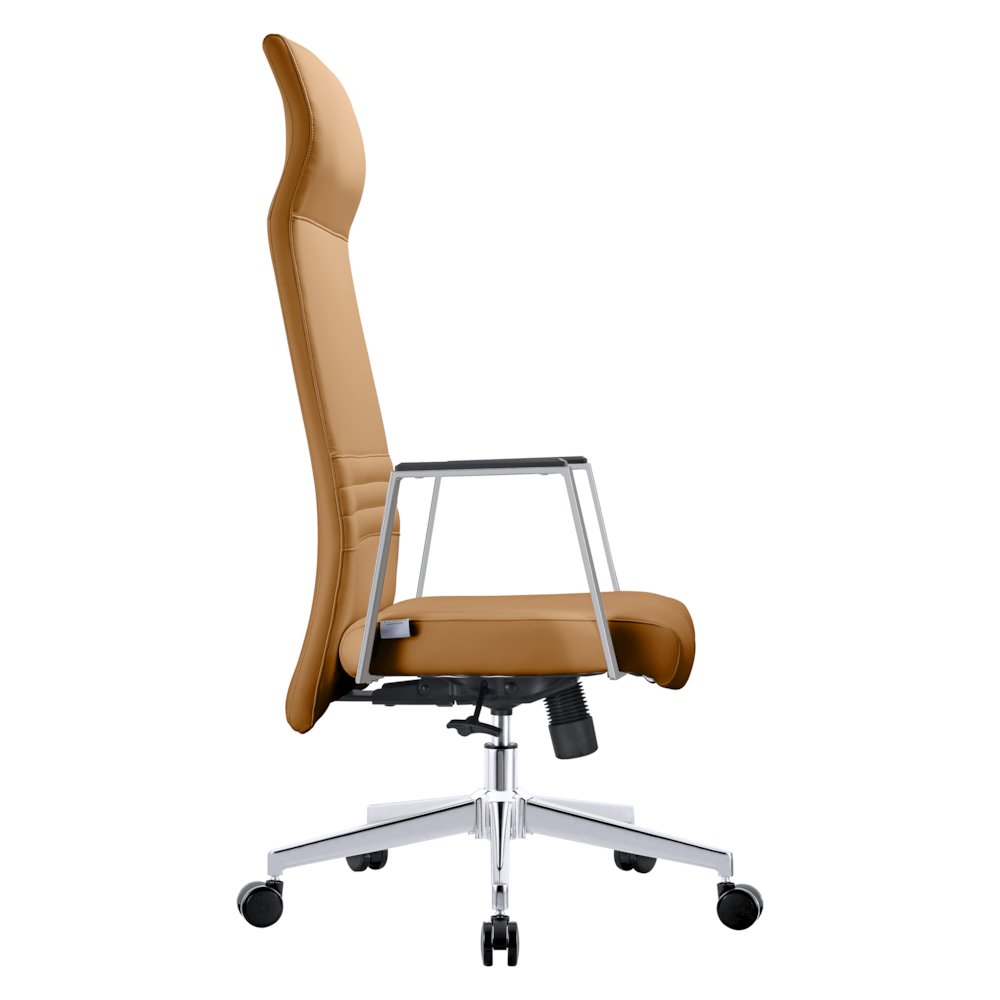 Aleen High-Back Office Chair in Acorn Brown. Picture 4