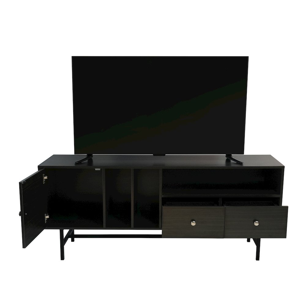 Rochester Modern Rectangular TV Stand. Picture 4