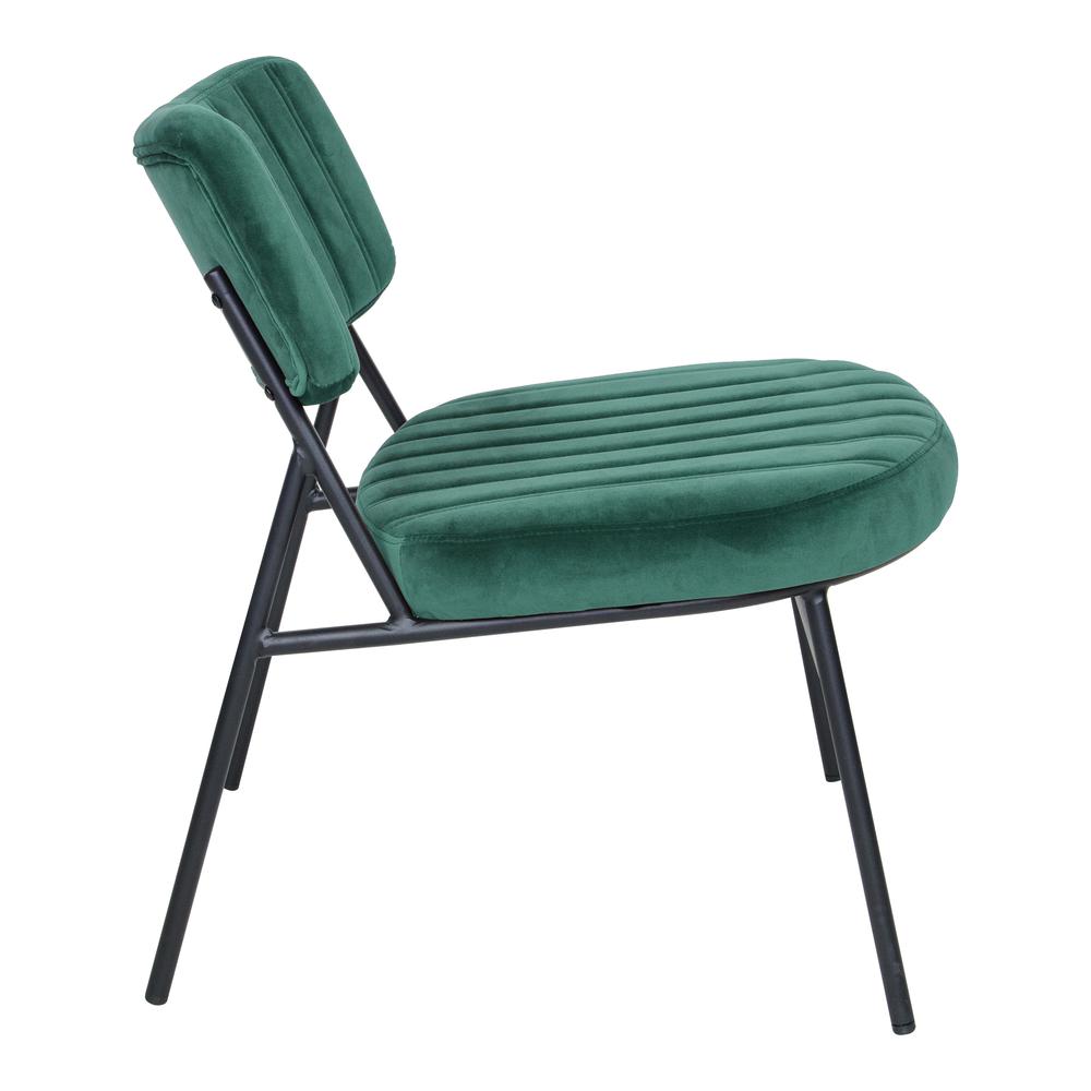 Marilane Velvet Accent Chair With Metal Frame Set of 2. Picture 3