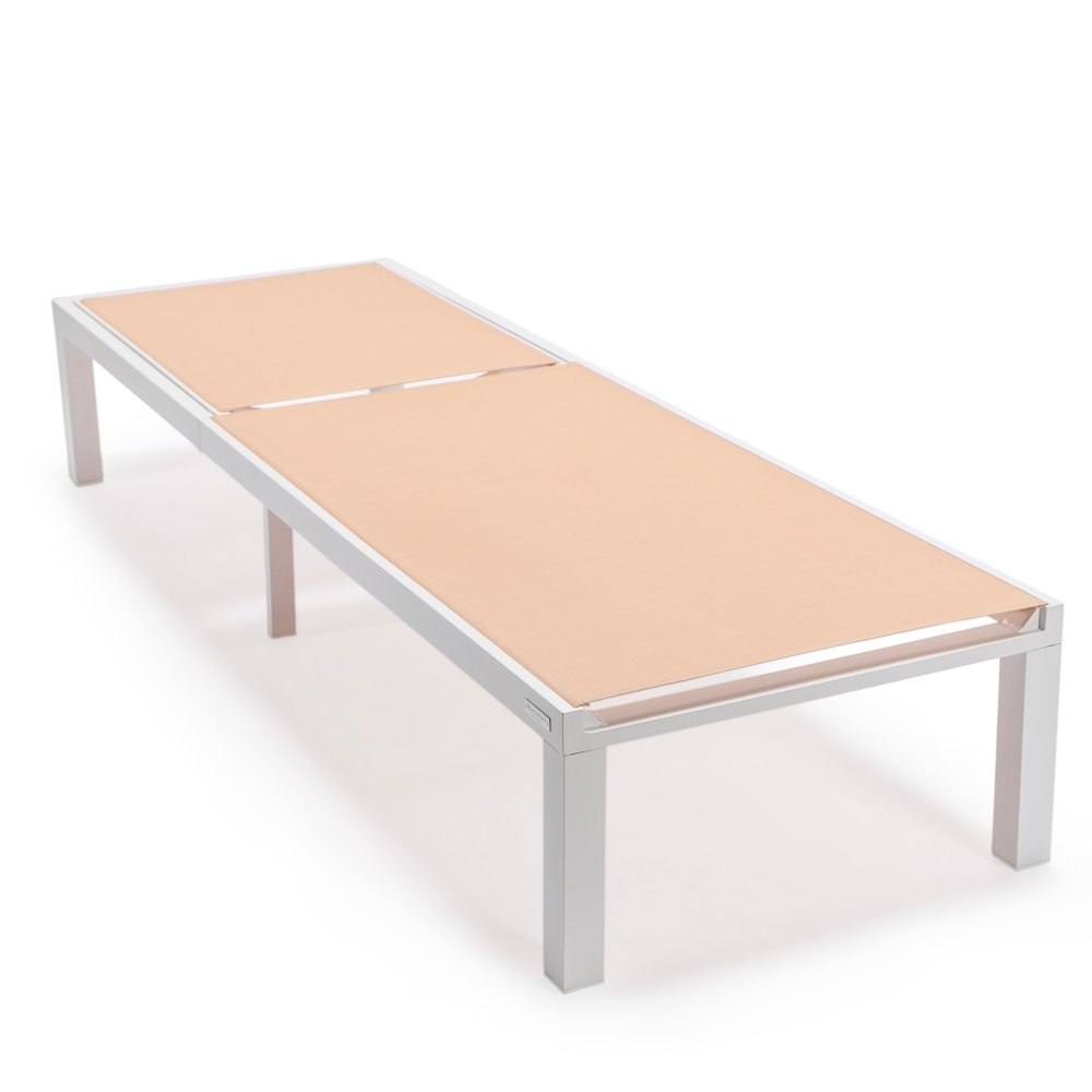 Marlin Modern Aluminum Outdoor Patio Chaise Lounge Chair. Picture 13