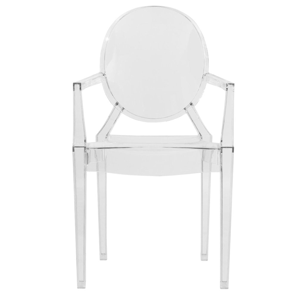 Carroll Modern Acrylic Dining Side Chair. Picture 6