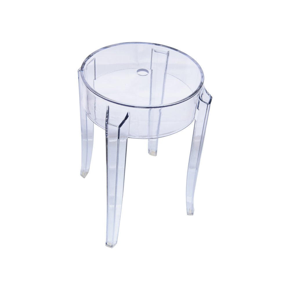Averill Modern Plastic Dining Stool Set of 2. Picture 5