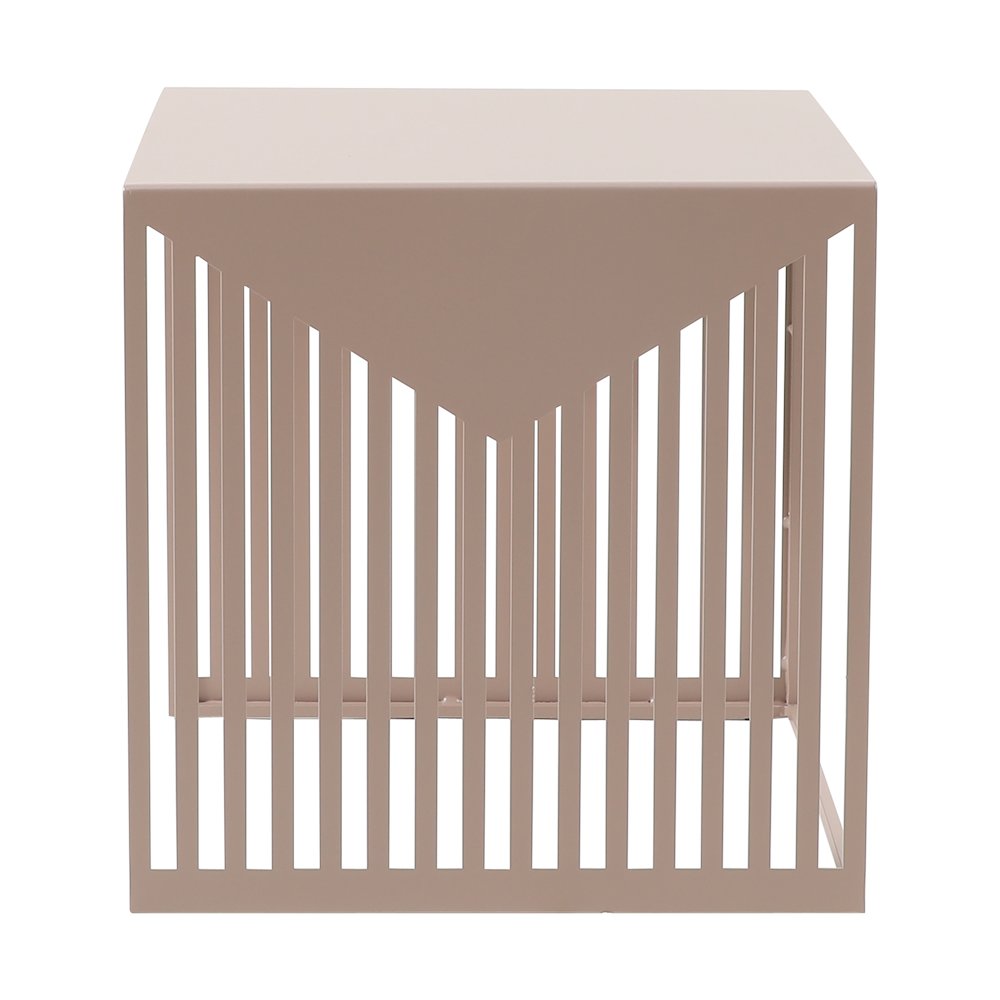 Cisco Modern Square Steel Side Table with Powder Coated Finish. Picture 10