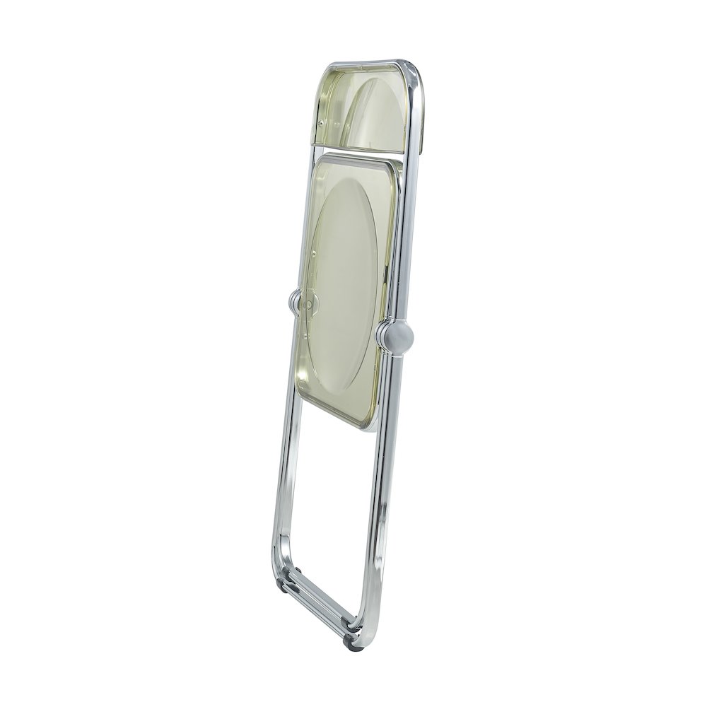 Lawrence Acrylic Folding Chair With Metal Frame. Picture 15