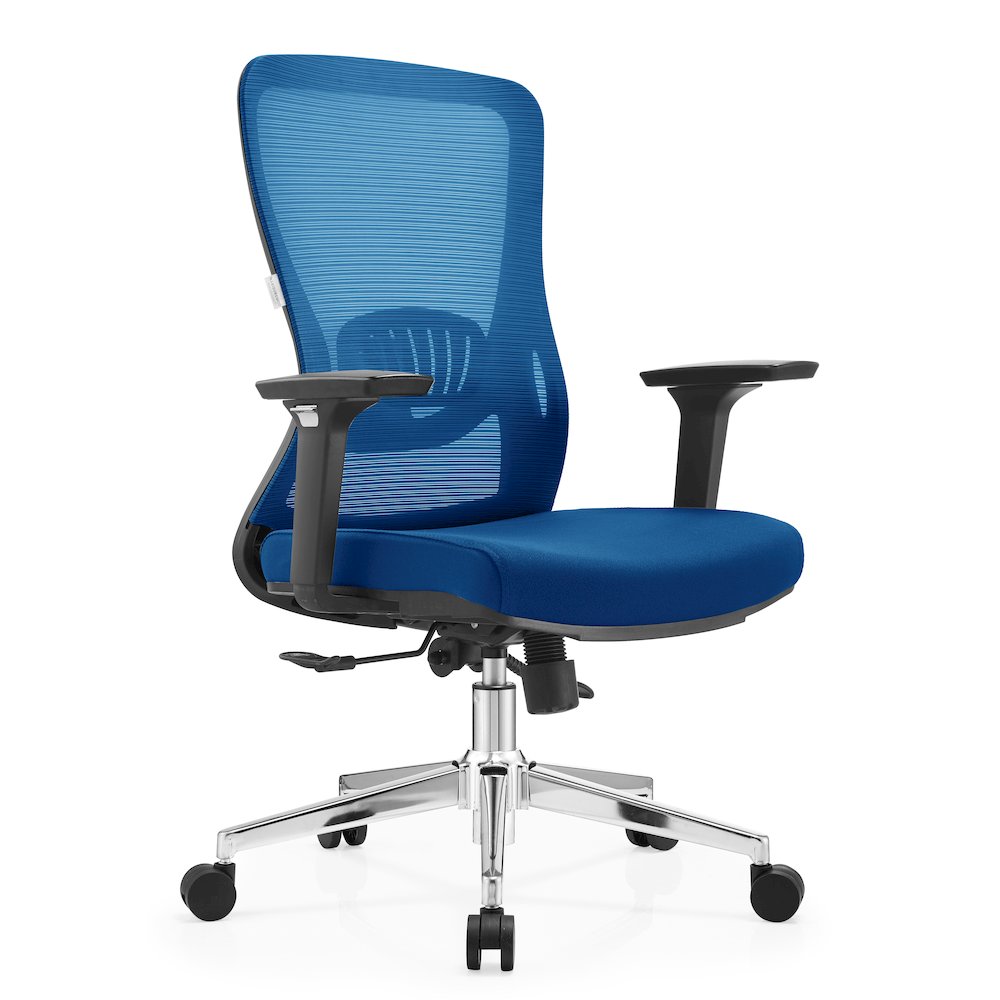 Office Adorit Series Office Task Chair In Blue. Picture 10