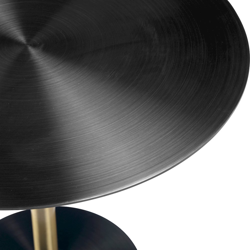Malta Collection Modern End Table In Black. Picture 20
