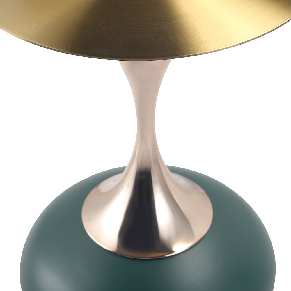Savoy Collection Modern End Table In Green. Picture 11