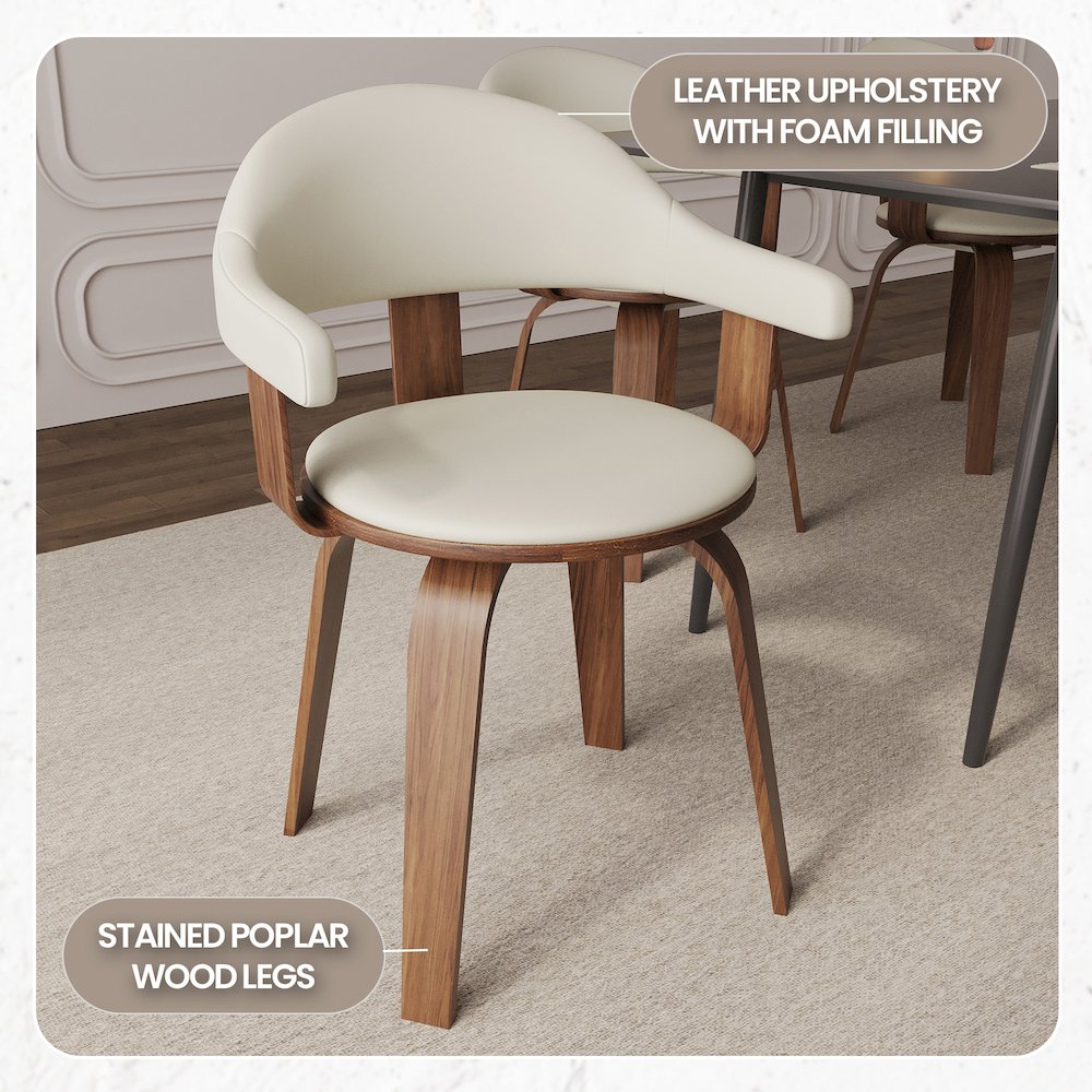 Modern Wooden Dining Chair. Picture 3