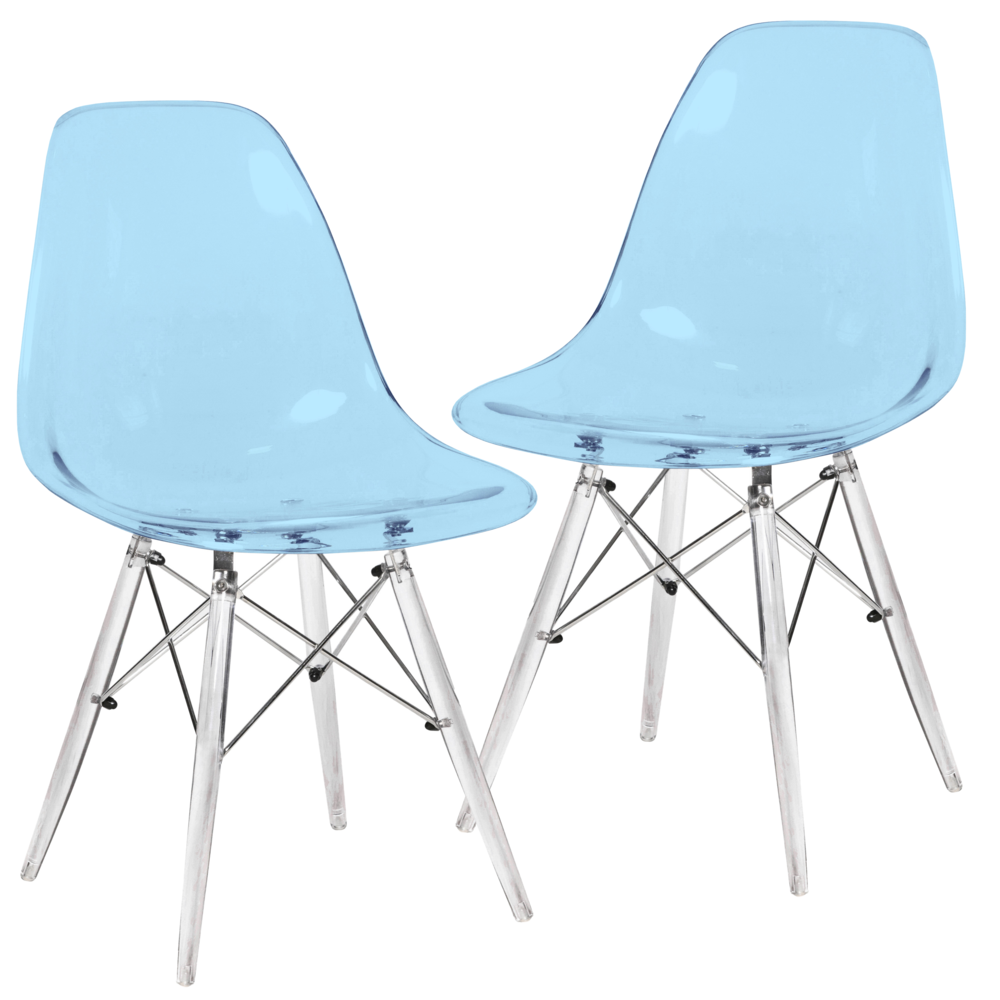 Dover Molded Side Chair with Acrylic Base. Picture 14
