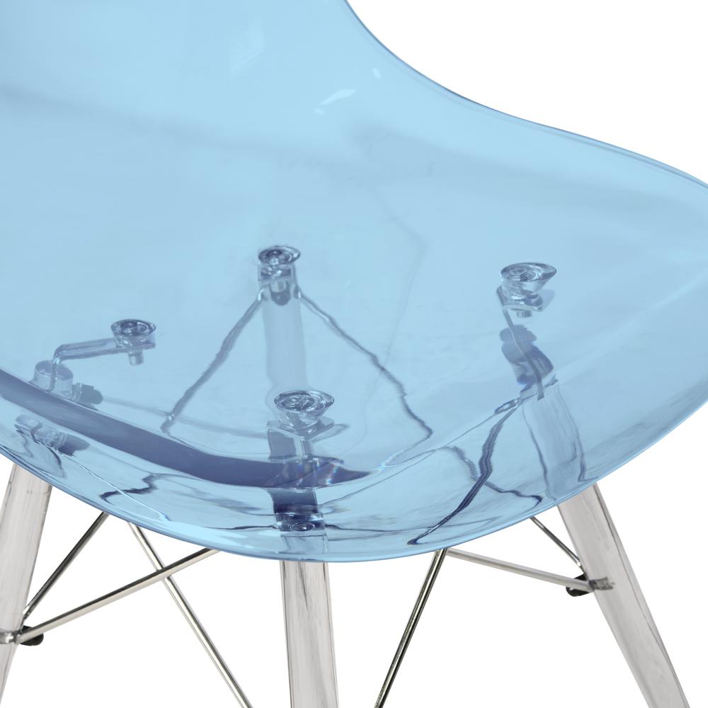 Dover Molded Side Chair with Acrylic Base. Picture 6
