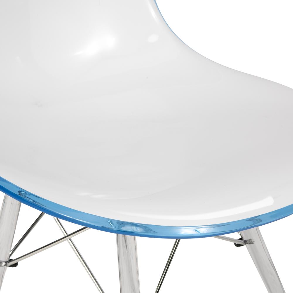 Dover Molded Side Chair with Acrylic Base. Picture 19