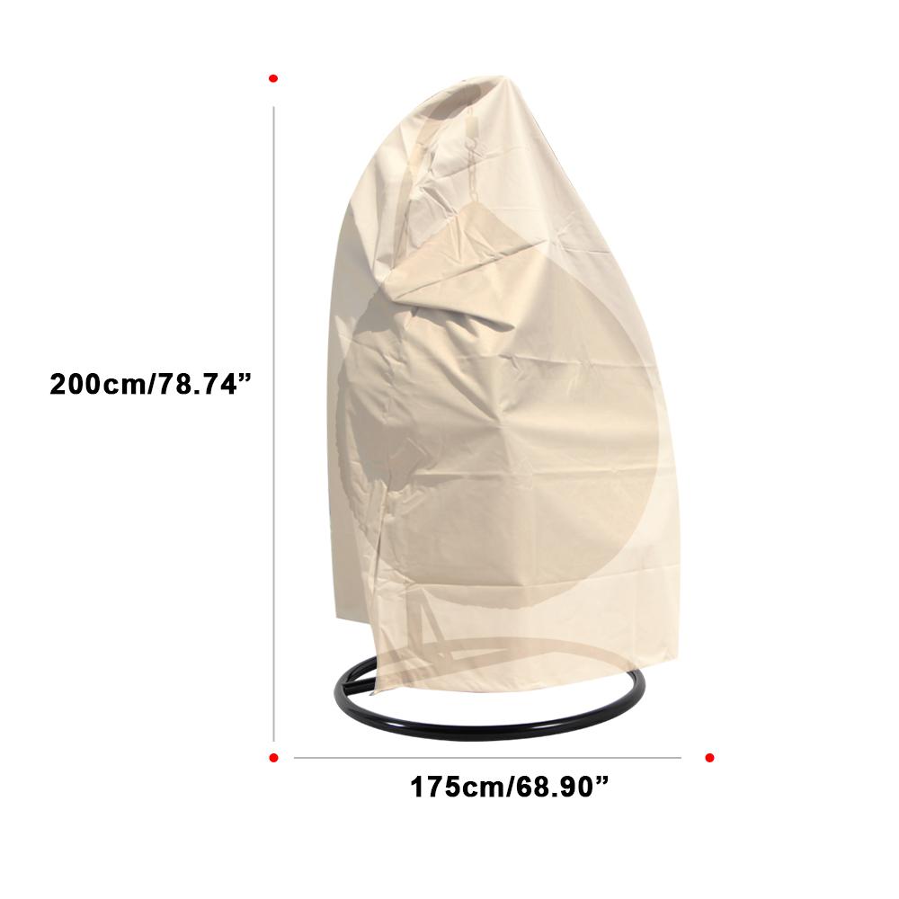 Hanging Single Egg Swing Chair Cover. Picture 8