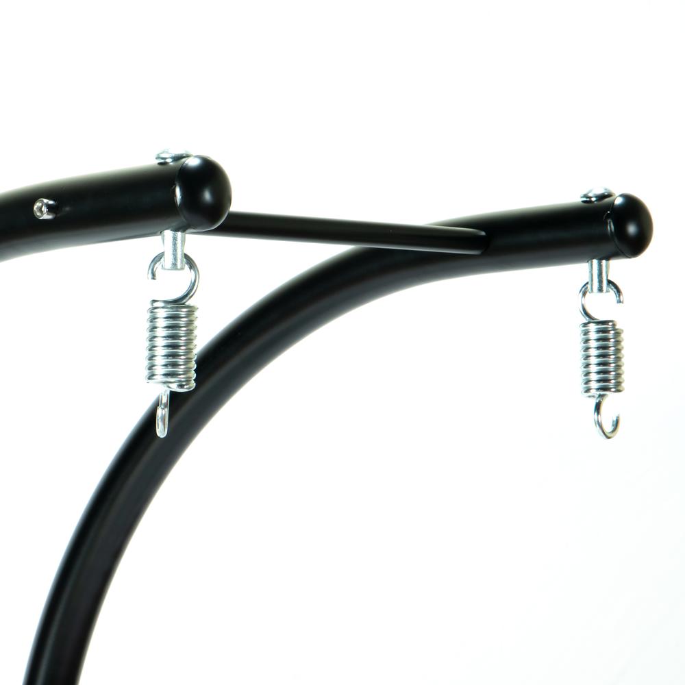 LeisureMod Wicker 2 Person Double Folding Hanging Egg Swing Chair ESCF52NBU. Picture 10