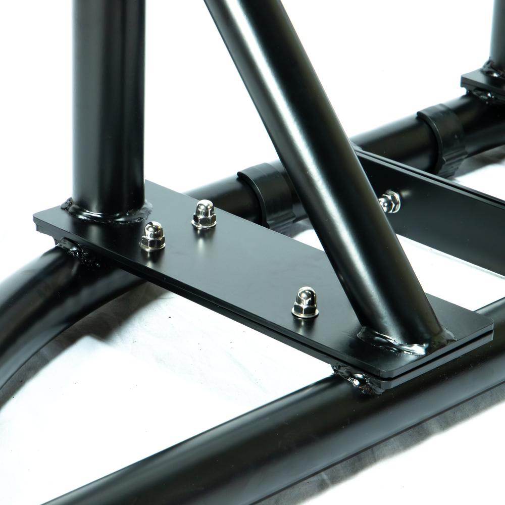 LeisureMod Wicker 2 Person Double Folding Hanging Egg Swing Chair ESCF52NBU. Picture 13